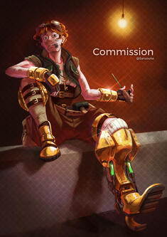 Steampunk character design (1)